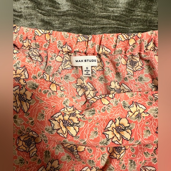 Max Studio Women’s High Low Floral Ruffle Skirt Size Small - Picture 6 of 8